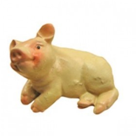 Cria cerdito cerdo tumbado 1,5x3 cm