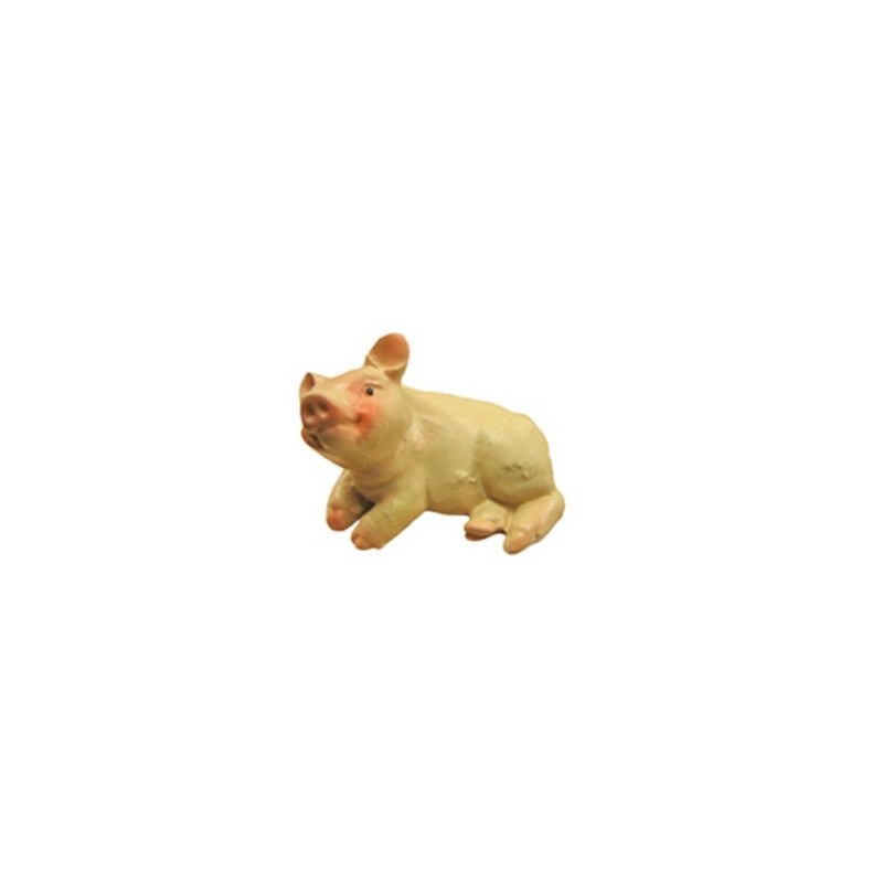 Cria cerdito cerdo tumbado 1,5x3 cm