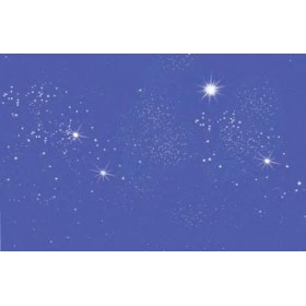 Fondo cielo de estrellas metalizado 100x60 cm, de Oliver