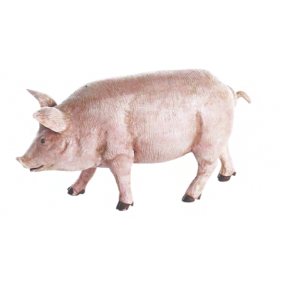 Cerdo de durexina patinado para 15 cm