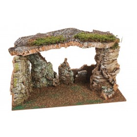 Cueva de corcho abierta para figuras de 8-10 cm, de Oliver