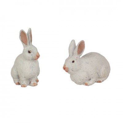 Conejo de marmolina para figuras de 21 cm, 6 unidades