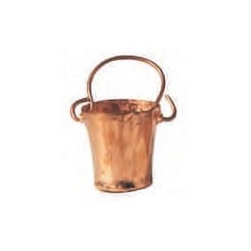 2 jarrones de cobre en miniatura
